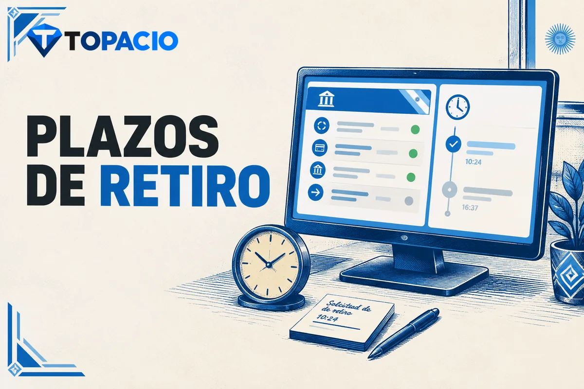 Monitor con seguimiento del retiro, movimientos de cuenta y reloj