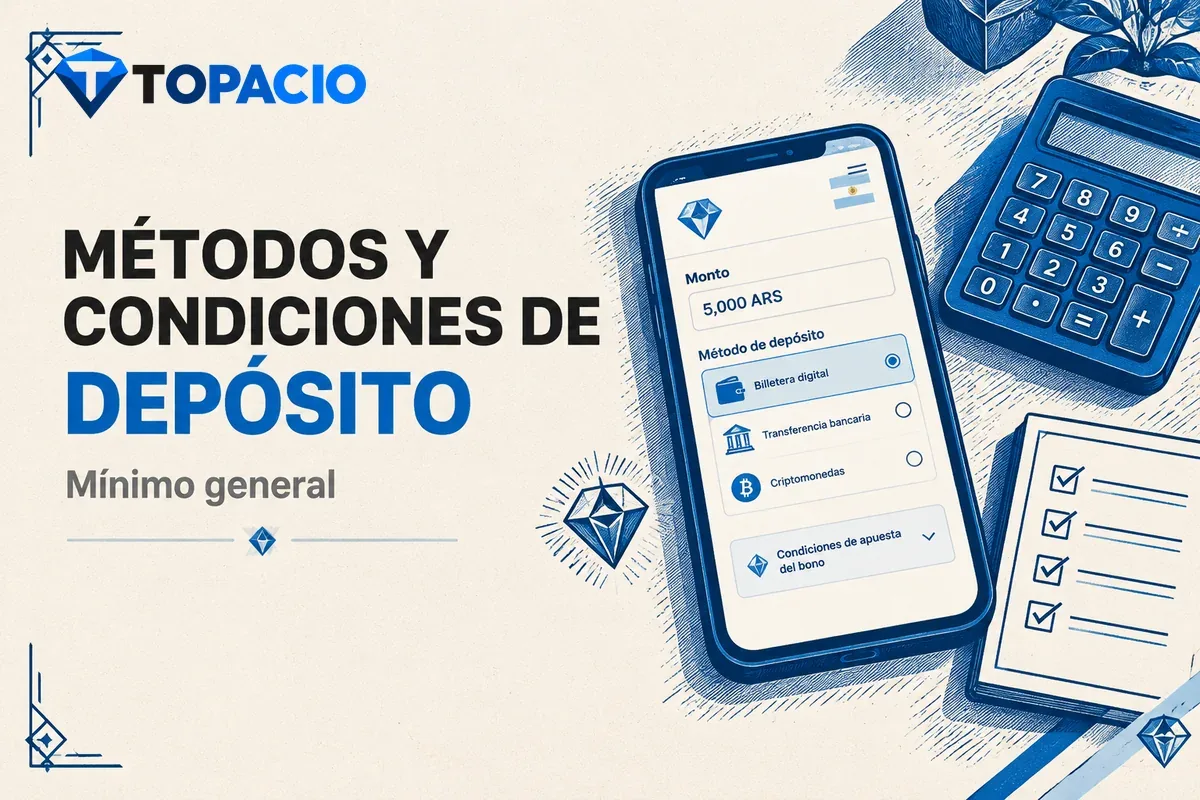 Celular con depósito mínimo, métodos disponibles y condiciones del bono
